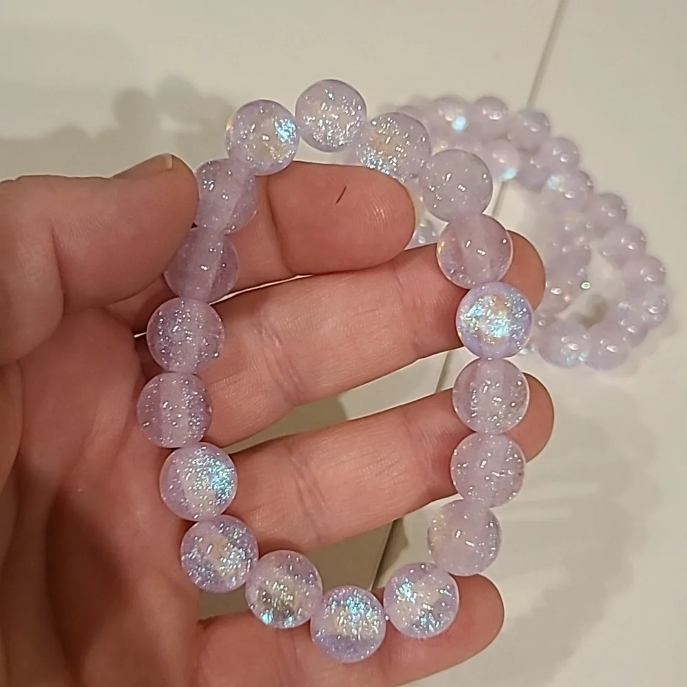 Handcrafted Beaded Stretch Bracelet - Picture 3 of 5